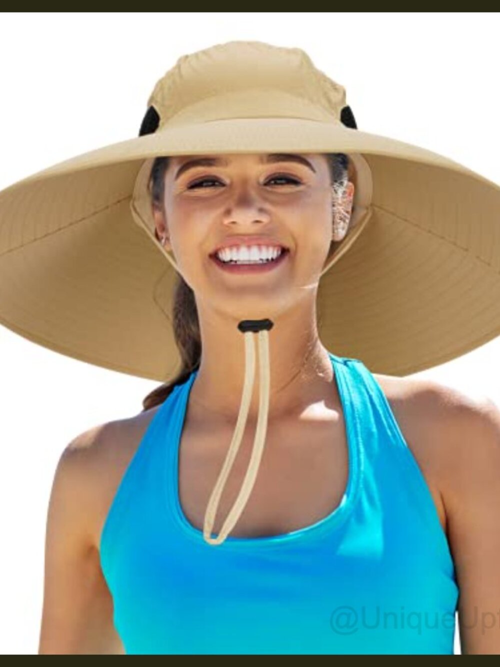 Super Wide Brim Sun Hat UPF 50+ Waterproof Floppy Bucket Hat